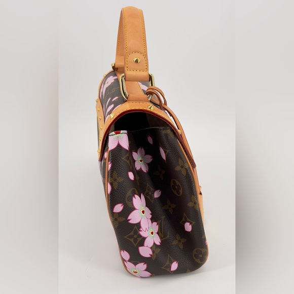 Preloved Louis Vuitton Vintage Monogram Cherry Blossom Sac Retro with Wallet - Picture 5 of 15